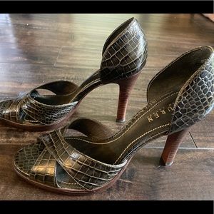 Ralph Lauren Open Toe Heels